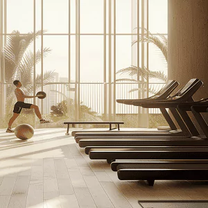 Suncity Monarch Sector 78 Amenities - Indoor Gym